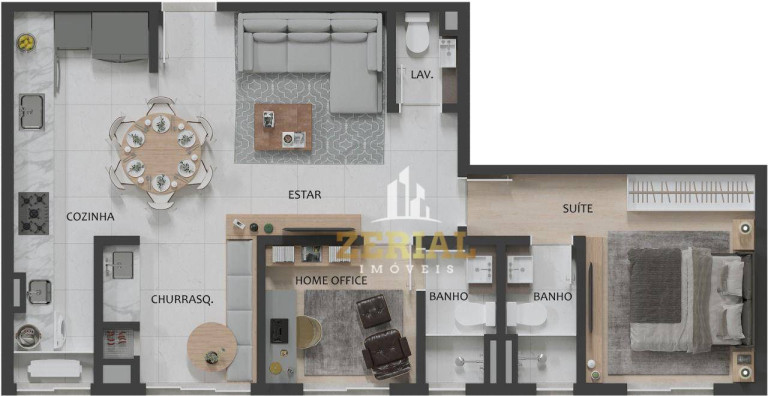 Apartamento com 2 Quartos à Venda, 65 m² em Barcelona - São Caetano Do Sul