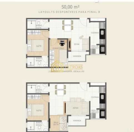 Imagem Apartamento com 2 Quartos à Venda, 50 m² em Vila Curuçá - Santo André Imagem Apartamento com 2 Quartos à Venda, 50 m² em Vila Curuçá - Santo André