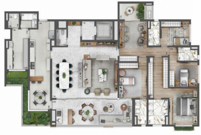 Imagem Apartamento com 4 Quartos à Venda, 252 m² em Moema - São Paulo