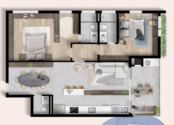 Imagem Apartamento com 3 Quartos à Venda, 92 m² em Juvevê - Curitiba