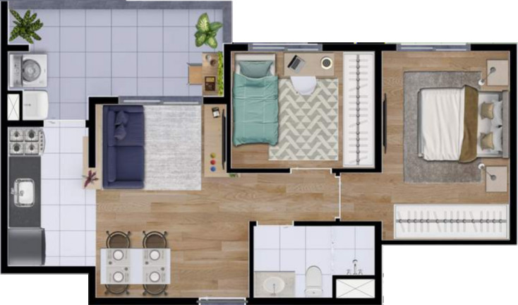 Imagem Apartamento com 2 Quartos à Venda, 47 m² em Vila Guilherme - São Paulo