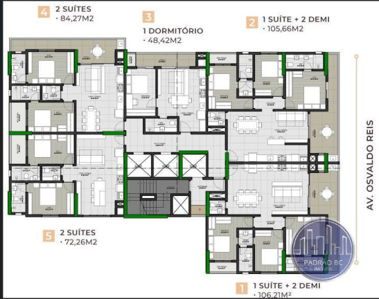 Imagem Apartamento com 3 Quartos à Venda, 106 m² em Fazendinha - Itajaí Imagem Apartamento com 3 Quartos à Venda, 106 m² em Fazendinha - Itajaí