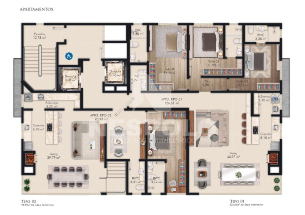 Imagem Apartamento à Venda, 154 m² em Perequê - Porto Belo
