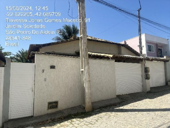 Casa com 2 Quartos à Venda, 192 m² em Porto Do Carro - Sao Pedro Da Aldeia