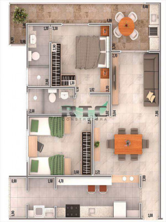 Imagem Apartamento com 2 Quartos à Venda, 83 m² em Vila Caiçara - Praia Grande Imagem Apartamento com 2 Quartos à Venda, 83 m² em Vila Caiçara - Praia Grande