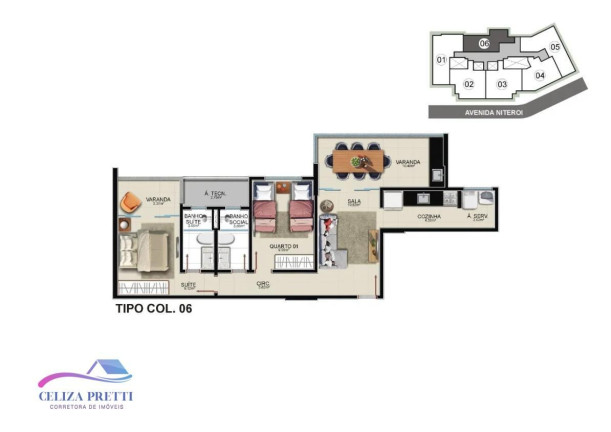 Imagem Apartamento com 2 Quartos à Venda, 76 m² em Praia Do Morro - Guarapari