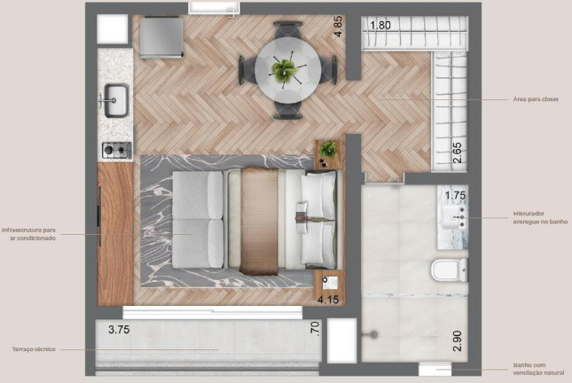 Imagem Apartamento com 1 Quarto à Venda, 49 m² em Vila Mariana - São Paulo Imagem Apartamento com 1 Quarto à Venda, 49 m² em Vila Mariana - São Paulo
