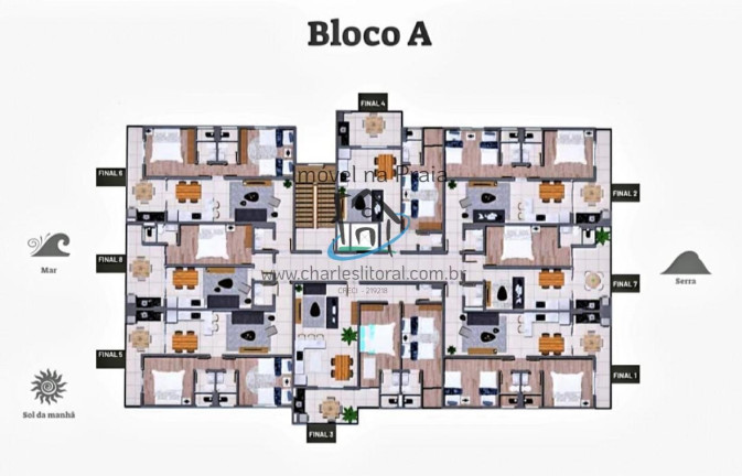 Imagem Apartamento com 2 Quartos à Venda, 68 m² em Praia Da Maranduba - Ubatuba