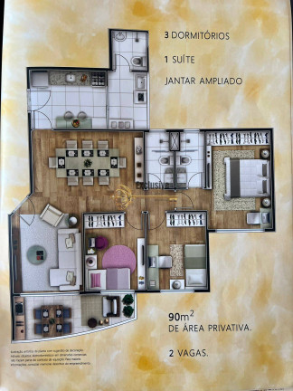 Imagem Apartamento com 3 Quartos à Venda, 90 m² em Jardim Bela Vista - Santo André Imagem Apartamento com 3 Quartos à Venda, 90 m² em Jardim Bela Vista - Santo André
