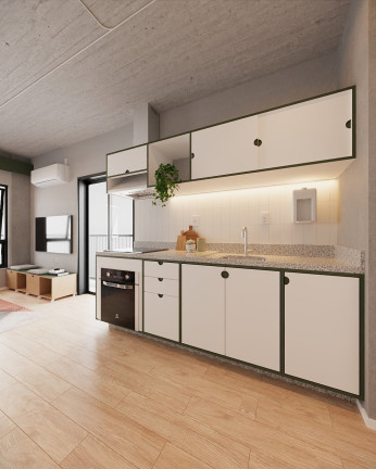 Imagem Apartamento com 2 Quartos à Venda, 41 m² em São Francisco - Curitiba