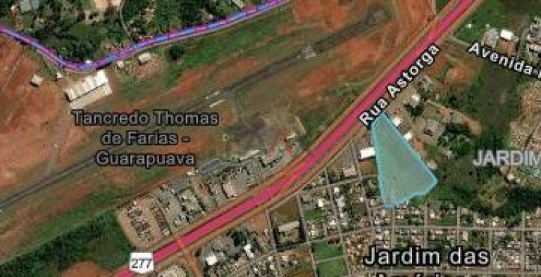 Terreno à Venda, 25.305 m² em Br-277 Guarapuava - Guarapuava
