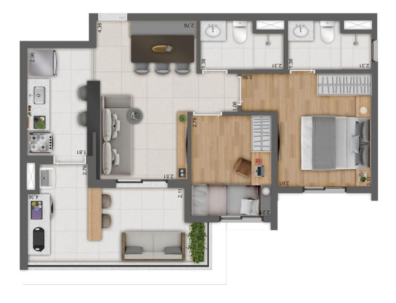 Imagem Apartamento com 3 Quartos à Venda, 70 m² em Butantã - São Paulo Imagem Apartamento com 3 Quartos à Venda, 70 m² em Butantã - São Paulo