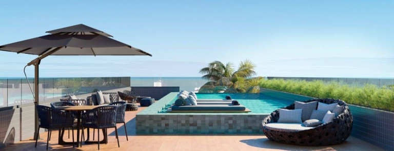 Apartamento com 1 Quarto à Venda, 17 m² em Jardim Oceania - João Pessoa