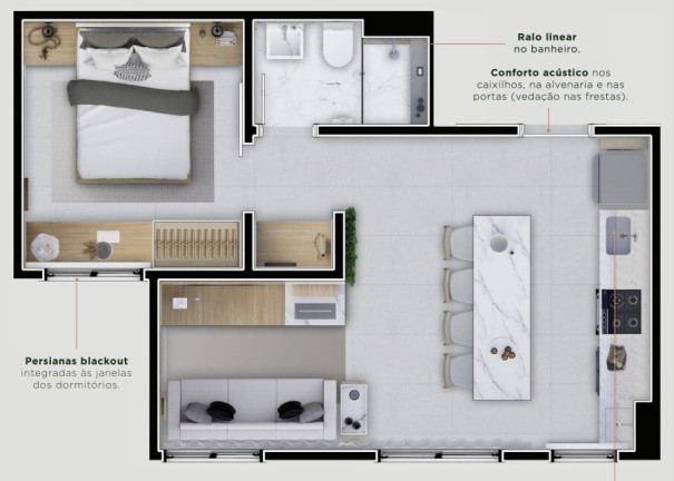 Imagem Apartamento com 2 Quartos à Venda, 35 m² em Jardim Bela Vista - Santo André Imagem Apartamento com 2 Quartos à Venda, 35 m² em Jardim Bela Vista - Santo André
