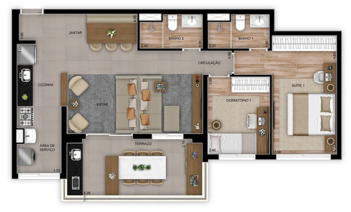 Imagem Cobertura com 3 Quartos à Venda, 108 m² em Vila Gilda - Santo André