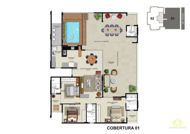 Imagem Apartamento com 3 Quartos à Venda, 89 m² em Praia De Itaparica - Vila Velha Imagem Apartamento com 3 Quartos à Venda, 89 m² em Praia De Itaparica - Vila Velha