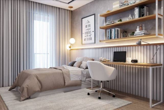 Imagem Apartamento com 1 Quarto à Venda, 52 m² em Maracanã - Praia Grande