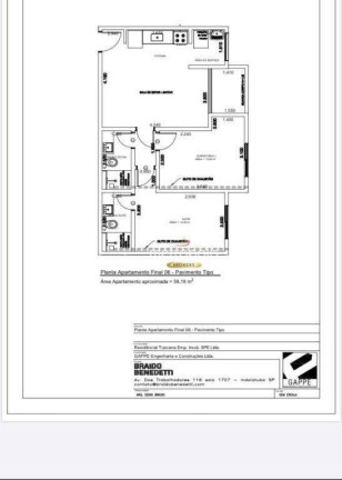 Imagem Apartamento com 2 Quartos à Venda, 58 m² em Osvaldo Cruz - São Caetano Do Sul
