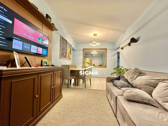 Apartamento com 2 Quartos à Venda ou Locação, 75 m² em Pitangueiras - Guarujá