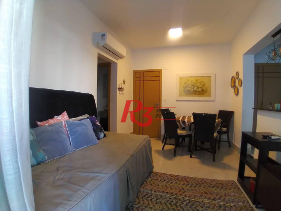 Imagem Apartamento com 1 Quarto à Venda, 52 m² em Aparecida - Santos