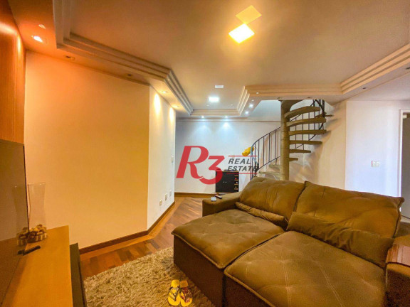 Imagem Cobertura com 3 Quartos à Venda, 146 m² em Vila Matias - Santos