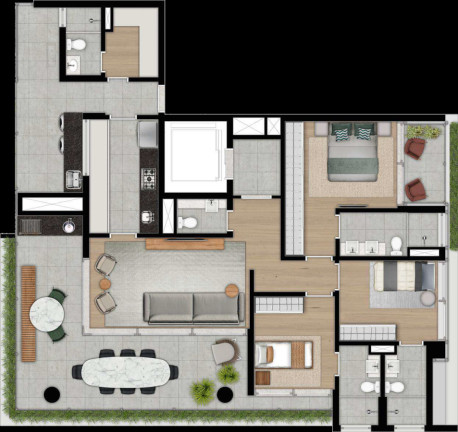 Imagem Apartamento com 3 Quartos à Venda, 147 m² em Indianópolis - São Paulo