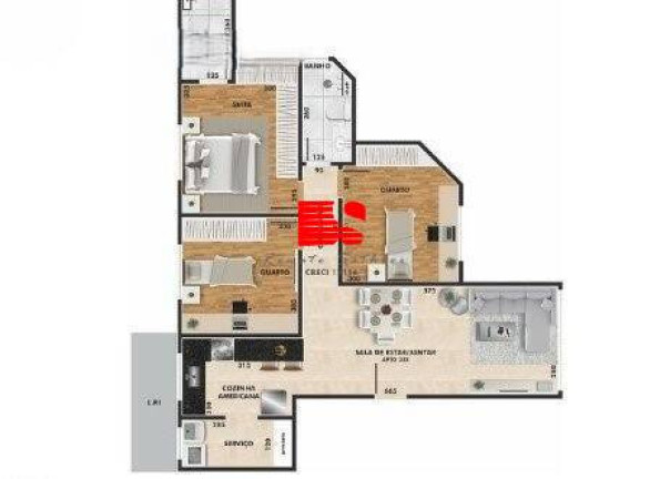 Imagem Apartamento com 3 Quartos à Venda, 78 m² em Salgado Filho - Belo Horizonte