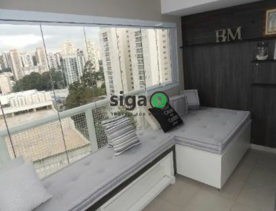 Apartamento com 1 Quarto à Venda ou Locação, 50 m² em Morumbi - São Paulo