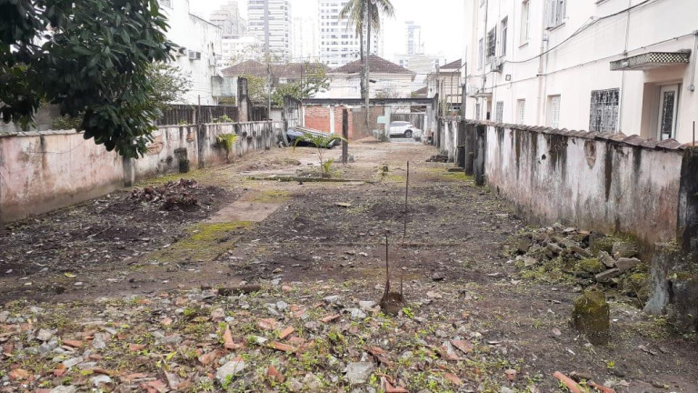 Imagem Terreno à Venda, 400 m² em Embaré - Santos