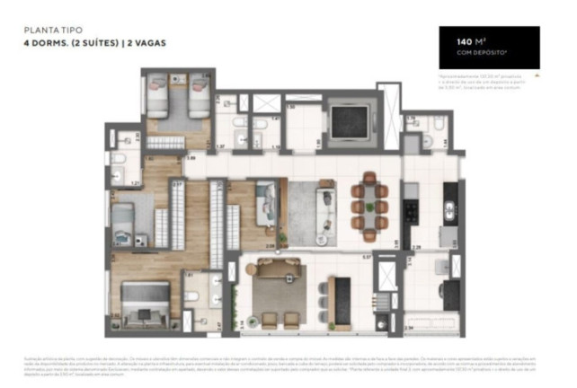 Imagem Apartamento com 4 Quartos à Venda, 190 m² em Perdizes - São Paulo