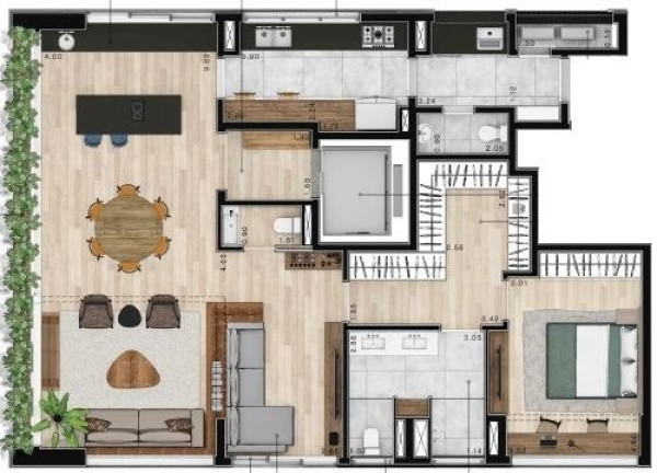 Imagem Imóvel com 2 Quartos à Venda, 134 m² em Cerqueira César - São Paulo
