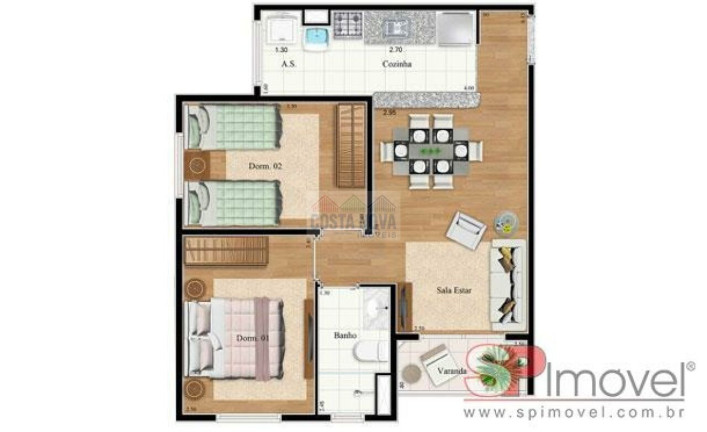 Imagem Apartamento com 2 Quartos à Venda, 50 m² em Protendit - São Paulo Imagem Apartamento com 2 Quartos à Venda, 50 m² em Protendit - São Paulo
