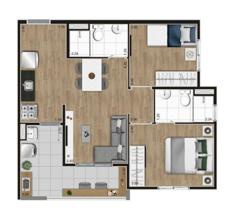 Imagem Apartamento com 2 Quartos à Venda, 38 m² em Santo Amaro - São Paulo Imagem Apartamento com 2 Quartos à Venda, 38 m² em Santo Amaro - São Paulo