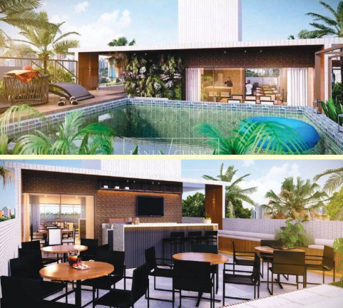 Imagem Apartamento com 2 Quartos à Venda, 52 m² em Brisamar - João Pessoa