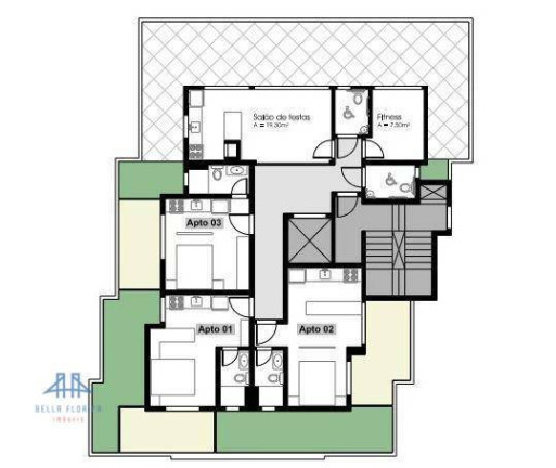 Imagem Cobertura com 1 Quarto à Venda, 22 m² em Trindade - Florianópolis Imagem Cobertura com 1 Quarto à Venda, 22 m² em Trindade - Florianópolis