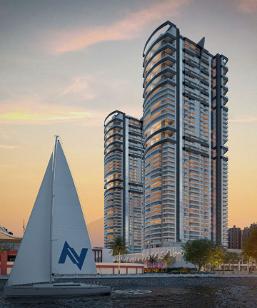 Apartamento com 4 Quartos à Venda, 500 m² em Ponta Da Praia - Santos
