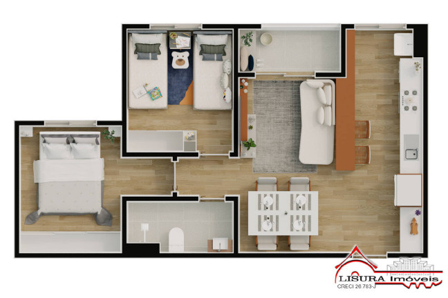 Imagem Apartamento com 2 Quartos à Venda, 47 m² em Loteamento Jardim Sol Nascente - Jacareí Imagem Apartamento com 2 Quartos à Venda, 47 m² em Loteamento Jardim Sol Nascente - Jacareí