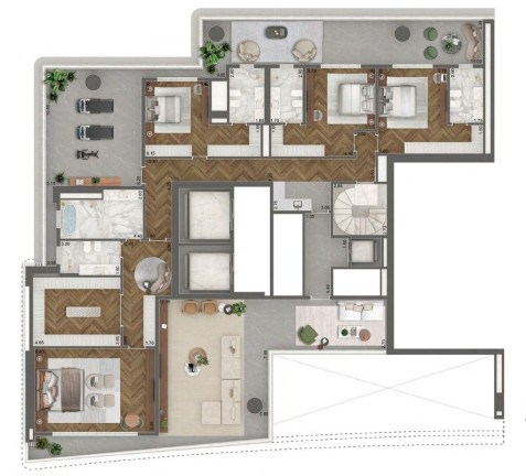 Imagem Imóvel com 4 Quartos à Venda, 695 m² em Jardim Guedala - São Paulo Imagem Imóvel com 4 Quartos à Venda, 695 m² em Jardim Guedala - São Paulo
