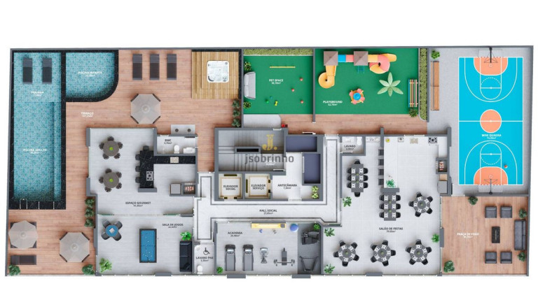 Apartamento com 3 Quartos à Venda, 114 m² em Meia Praia - Itapema