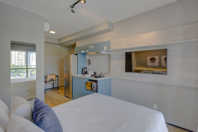 Imagem Apartamento com 1 Quarto para Alugar, 25 m² em Brooklin - São Paulo Imagem Apartamento com 1 Quarto para Alugar, 25 m² em Brooklin - São Paulo