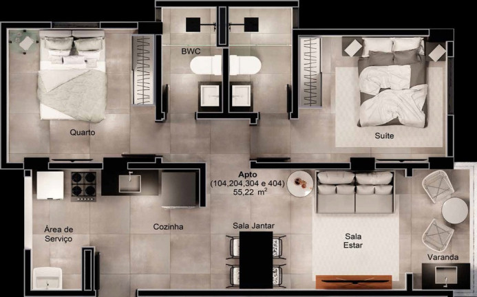 Imagem Apartamento com 3 Quartos à Venda, 66 m² em Intermares - Cabedelo Imagem Apartamento com 3 Quartos à Venda, 66 m² em Intermares - Cabedelo