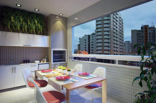 Imagem Apartamento com 1 Quarto à Venda, 56 m² em Tupi - Praia Grande
