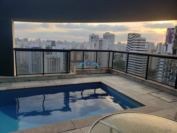 Imagem Flat com 1 Quarto para Alugar, 29 m² em Indianópolis - São Paulo Imagem Flat com 1 Quarto para Alugar, 29 m² em Indianópolis - São Paulo