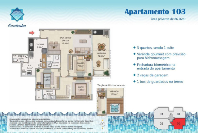 Imagem Apartamento com 2 Quartos à Venda, 172 m² em Recreio Dos Bandeirantes - Rio De Janeiro