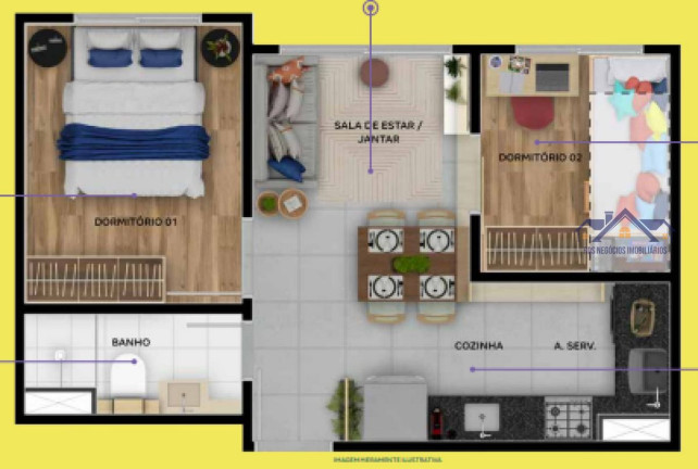 Apartamento com 2 Quartos à Venda, 33 m² em Vila Sílvia - São Paulo