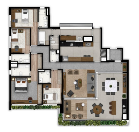 Imagem Imóvel com 3 Quartos à Venda, 201 m² em Brooklin Paulista - São Paulo Imagem Imóvel com 3 Quartos à Venda, 201 m² em Brooklin Paulista - São Paulo