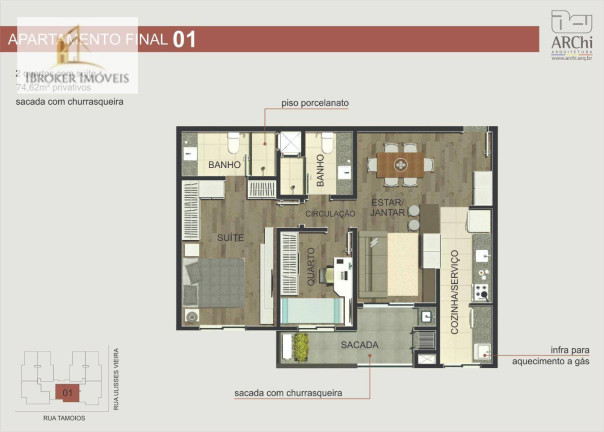 Imagem Apartamento com 2 Quartos à Venda, 79 m² em Vila Izabel - Curitiba Imagem Apartamento com 2 Quartos à Venda, 79 m² em Vila Izabel - Curitiba