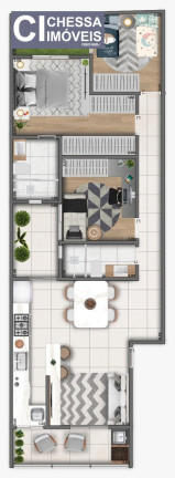 Imagem Apartamento com 3 Quartos à Venda, 100 m² em São João - Itajaí Imagem Apartamento com 3 Quartos à Venda, 100 m² em São João - Itajaí