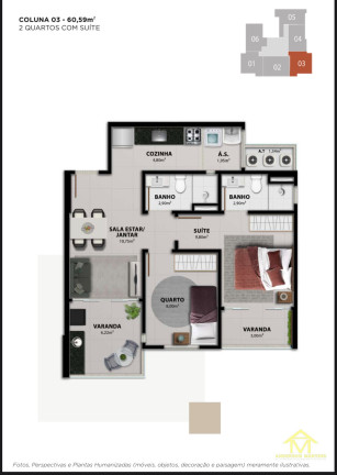 Imagem Apartamento com 2 Quartos à Venda, 69 m² em Jockey De Itaparica - Vila Velha