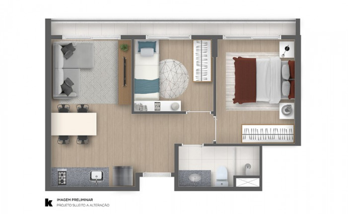 Imagem Imóvel com 1 Quarto à Venda, 25 m² em Bela Vista - São Paulo